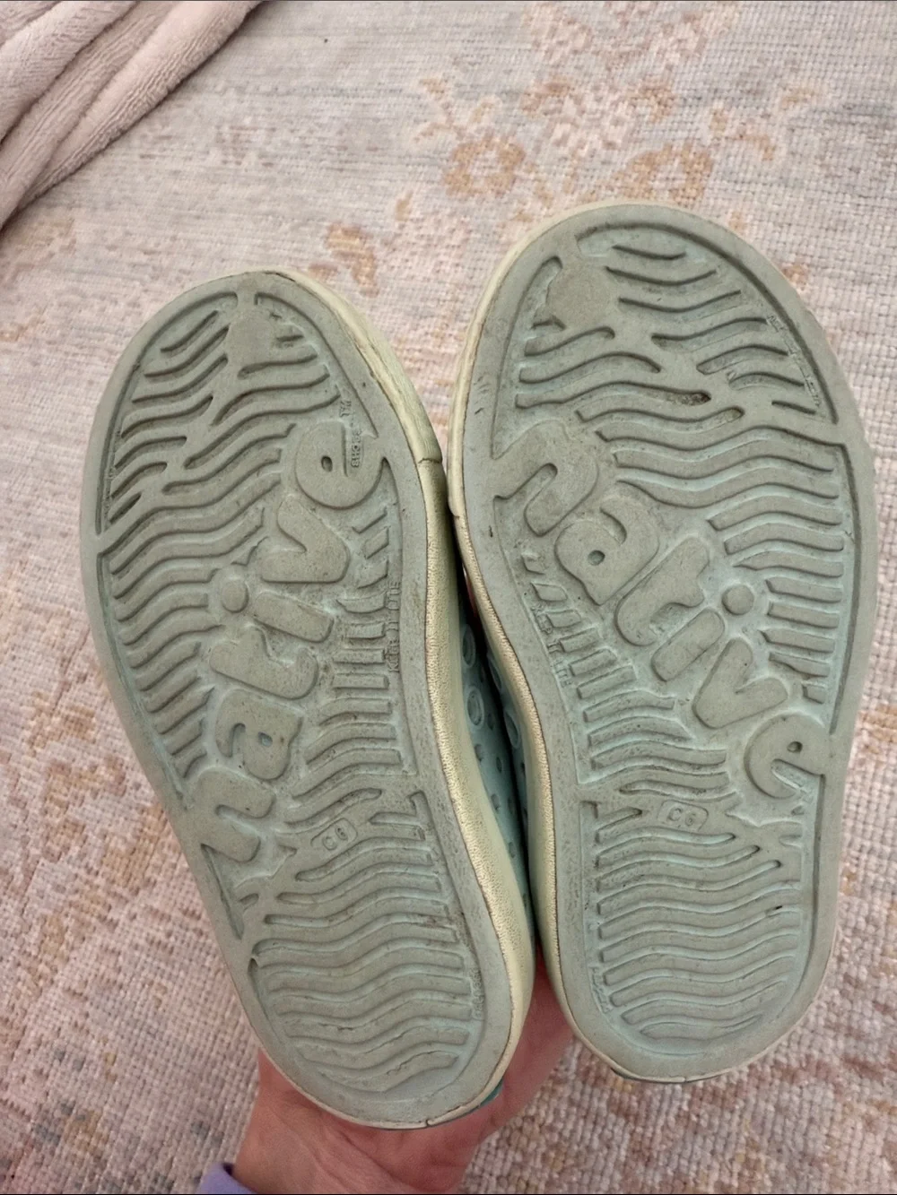 Native Kids Slip-On Water Shoes in Mint C6
